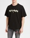 Amiri Mens Shotgun Brand-embroidery Relaxed-fit Cotton-jersey T-shirt Black In Black