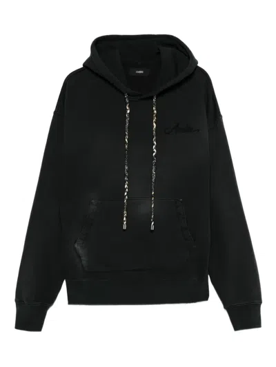 AMIRI AMIRI MEN HOODIE WITH EMBROIDERY AND DRAWSTRING