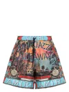 Amiri Jazz Hideaway Bermuda And Short Multicolor In Multicolour