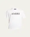Amiri Cotton T-shirt With Front Logo Print In White