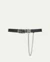 Amiri Men's Leather Ma Chain Belt