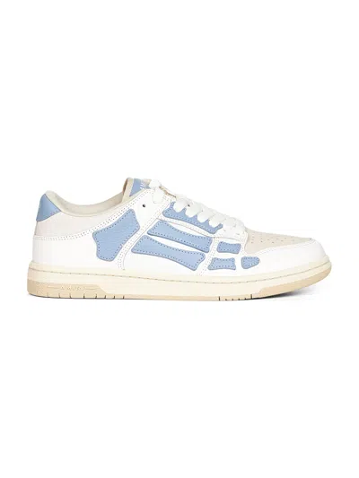 Amiri Men Leather Skel Top Low Sneakers