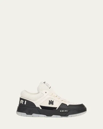 AMIRI MEN'S MA-1 CHUNKY LEATHER MID-TOP SNEAKERS