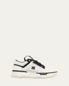 Amiri Men's Ma-1 Leather & Mesh Low-top Sneakers In White Black