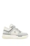 Amiri Grey Low Top Sneakers With Logo Detail In Tech Fabric And Leather Man In Grey