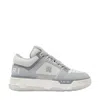 Amiri Grey Low Top Sneakers With Logo Detail In Tech Fabric And Leather Man