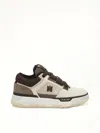 Amiri Brown Low Top Sneakers With Logo Detail On The Side And Mesh Panels