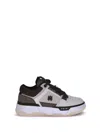 Amiri Brown Low Top Sneakers With Logo Detail On The Side And Mesh Panels In Suede Man