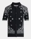 Amiri Bandana Polo Shirt