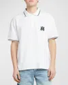 Amiri Core Logo Polo Shirt In White