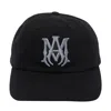 Amiri Men Ma Denim Baseball Cap In Black