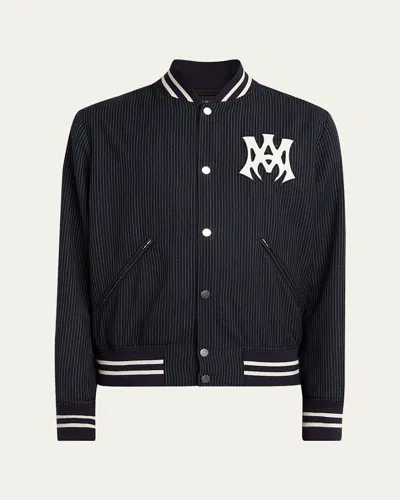 AMIRI MEN'S MA HOLLYWOOD PINSTRIPE BOMBER JACKET