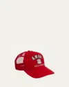 Amiri Men's Ma Hollywood Trucker Hat In Deep Red