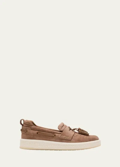 Amiri Men's Ma Leather Tassel Loafers In Brown