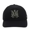 Amiri Logo-embroidered Baseball Cap In Black