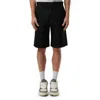 Amiri Wool Cotton Blend Shorts In Black