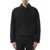 Amiri Ma Quad Jacquard Work Jacket In Black