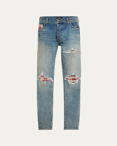 AMIRI MEN'S MA QUAD PLAID MX1 JEANS