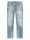 Amiri Ma Quad Repaired Jeans In Surfindigo