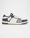 Amiri Men's Ma Quad Skel Top Low Sneaker In Midnight Indigo