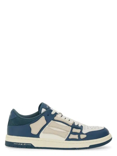 Amiri Men's Ma Quad Skel Sneakers | Size 41 | Amfosr1115 Color Vintageblue In Multi