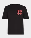 Amiri Black Cotton Jersey Ma Quad T-shirt In Black