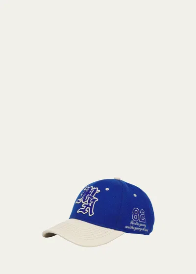 Amiri Men's Ma Spirit Two-tone Baseball Cap In Blue
