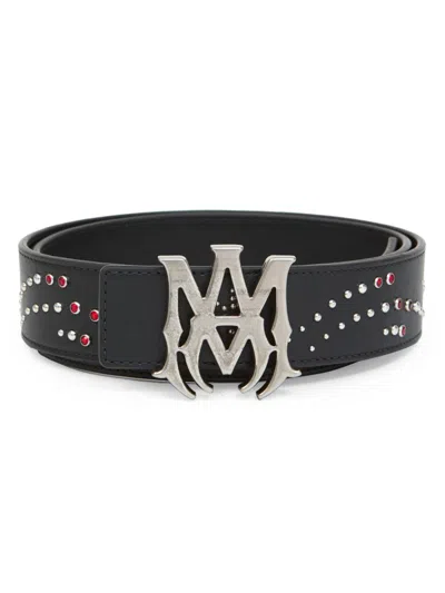 Amiri Men's Ma Studded Leather Belt In Black