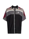 Amiri Men & Apos;s Knit Ma Icon Applique Short-sleeve Shirt In Multi