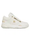 Amiri Men's Metallic Ma-1 Leather Low-top Sneakers In White