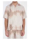 Amiri Monogram Shirt In Beige