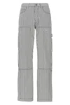 Amiri Striped Cotton Carpenter Pant In Multicolor