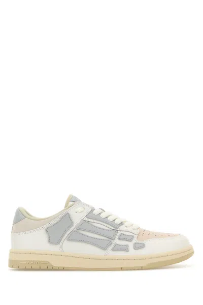 Amiri Men Multicolor Leather Skel Sneakers
