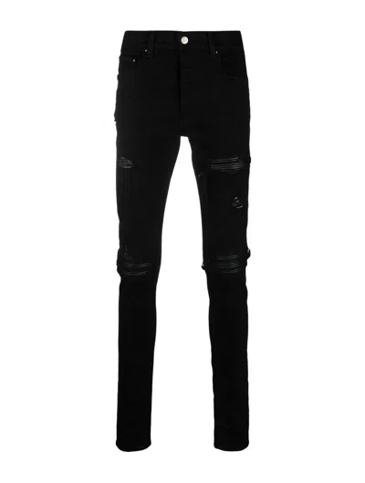 Amiri Men Mx1 Stretch Denim Jeans In Black