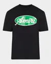 Amiri Mens Black Oval Short-sleeves Relaxed-fit Cotton-jersey T-shirt In Black