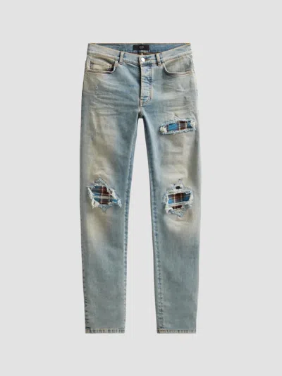 Amiri Flannel Mx1 Jean In Blue