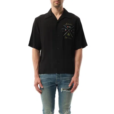 AMIRI MEN'S POOL CUE BOWLING SHIRT