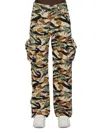 Amiri Men's Repeat Palm Baggy Cargo Pants In Mojave Desert