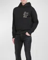 Amiri Resort Club Letter-printed Hooded Hooded Hoodie In Black