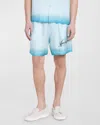 Amiri Men's Resort Club Short In Cerulean