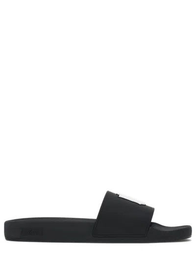 Amiri Men's Rubber Slip-on Sandals In Black
