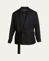 Amiri Smoking Jacket In Black