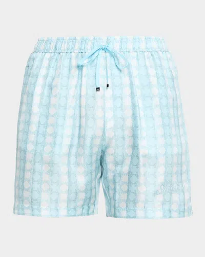 Amiri Men's Silk Ma Quad Bowling Shorts
