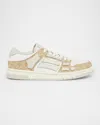 Amiri Ma Quad Skel Top Low Sneakers In Birch