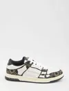 Amiri Quad Skel Panelled Leather Snekaers
