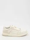 Amiri Skel Top Low White Sneakers With Skeleton Patch In Leather Man