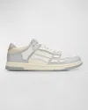 Amiri Skeleton Top Low Sneakers In Grey