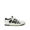 Amiri Men's Skeleton Low Sneakers In White/black