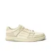 Amiri Men's Skeleton Low Top Sneakers In Alabaster