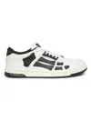 Amiri Skel Top Low Black And White Sneakers With Logo Patch On Thetongue And Contrasting Details On The Si